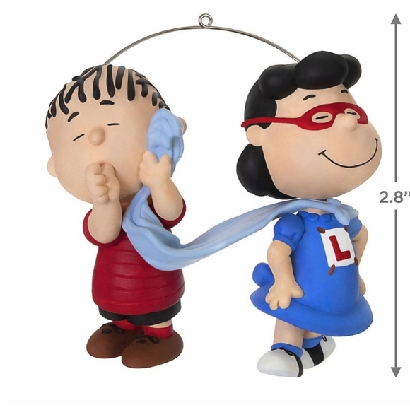 Hallmark Keepsake Peanuts 2024 Super Lucy & Linus Ornament New - Picture 4 of 5